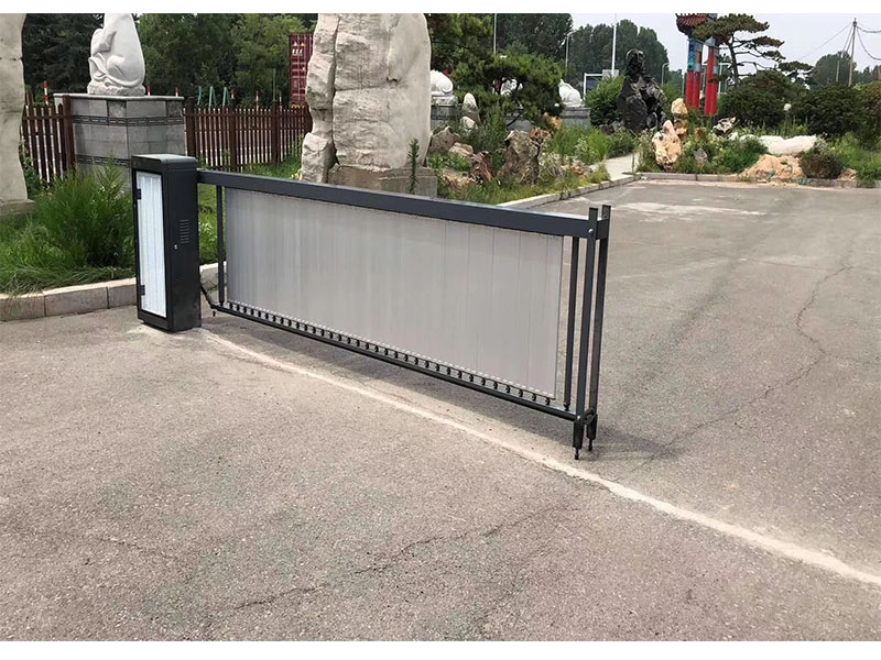 景點(diǎn)廣告道閘安裝案例